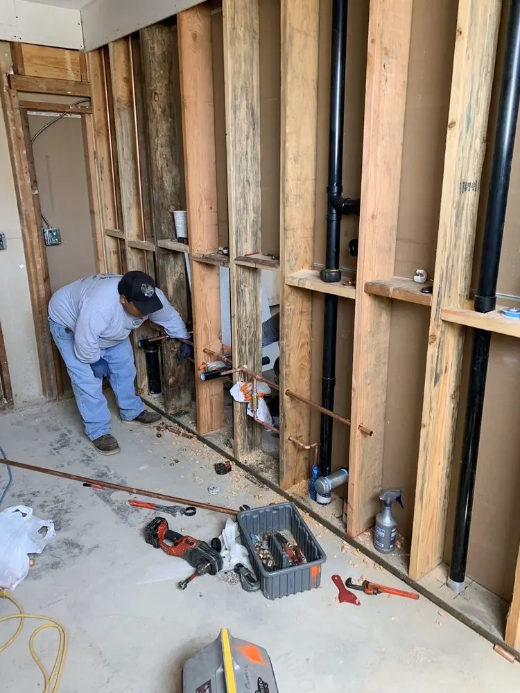 Commercial rough-in plumbing for Trenchless Sewer Repair in Leetown